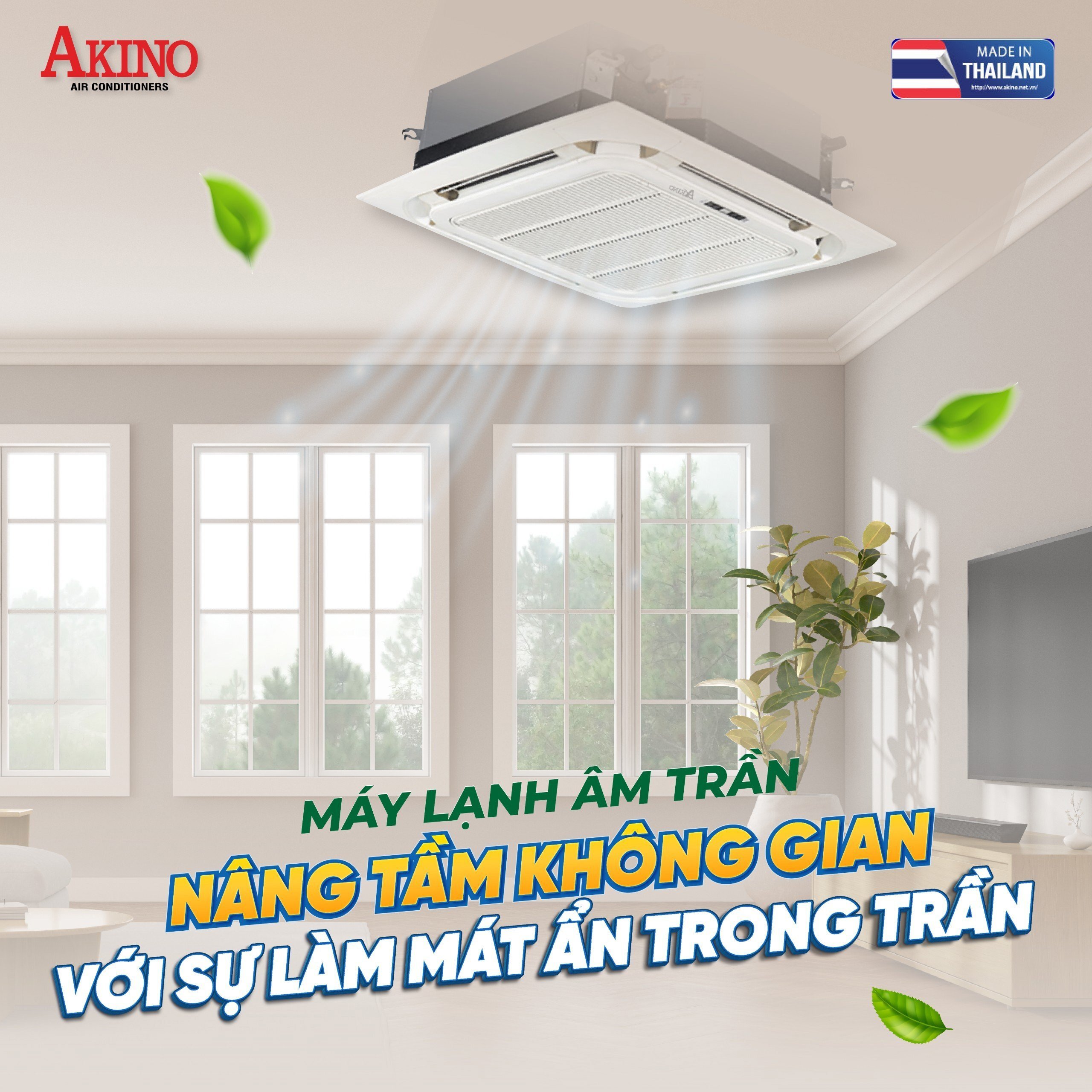 Điều hòa âm trần Akino 6HP ID-CA60FST1FA