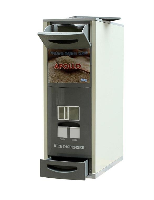 Thùng đựng gạo thông minh Apollo 22kg NV-22