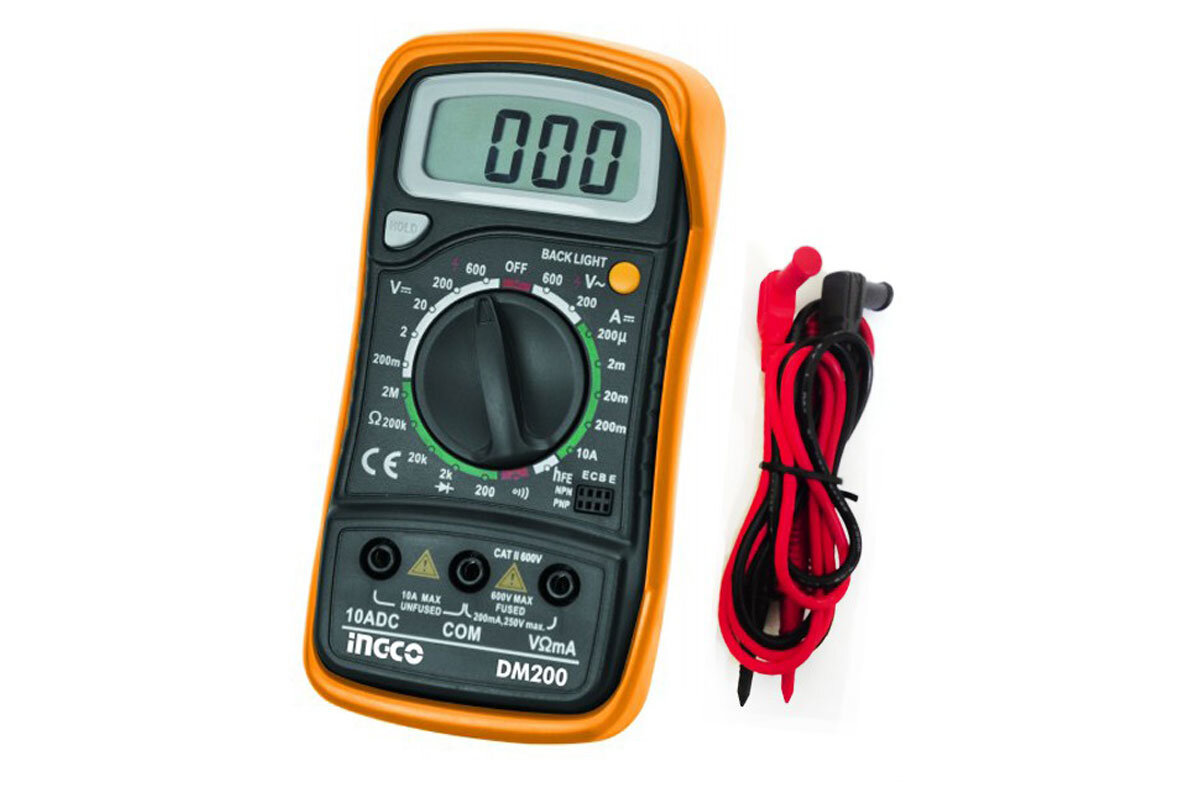 Đồng hồ đo điện vạn năng INGCO DM200