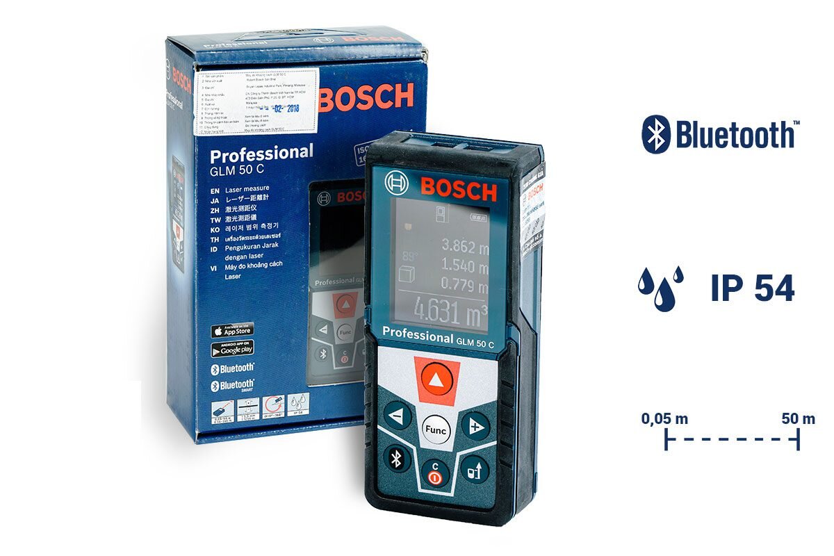 Máy đo khoảng cách 50m Bosch GLM 50 C