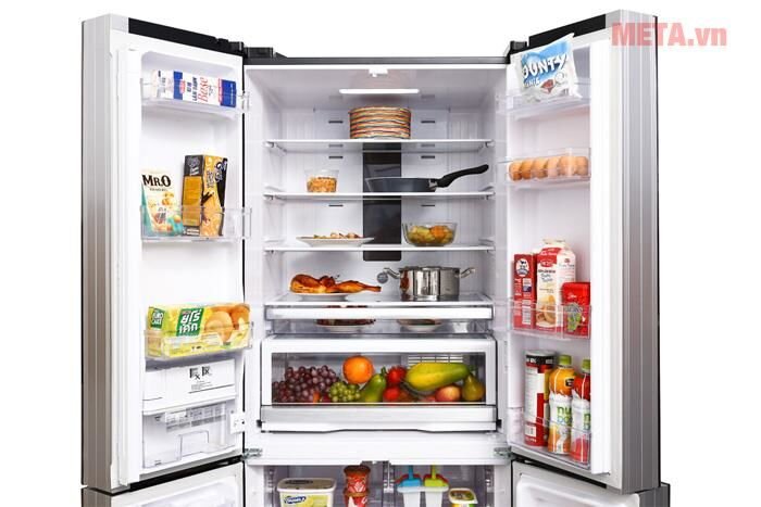 Tủ lạnh Hitachi Inverter R-WB730PGV6X 587 lít