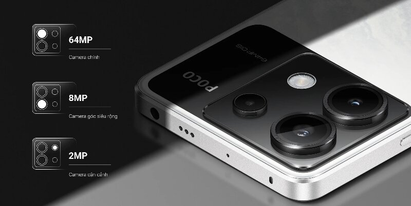 Điện thoại Xiaomi Poco X6 5G 8GB/256GB camera