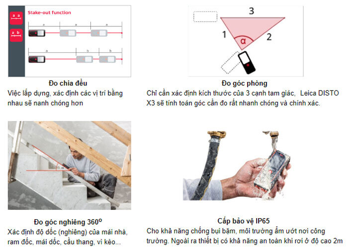 Máy đo khoảng cách laser Leica DISTO X3