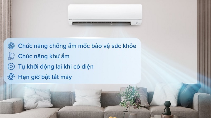 Điều hòa Daikin Inverter 18000 BTU 2 chiều FTHF50VAVMV gas R-32 6 Điều Hòa Daikin18000 BTU 2 chiều inverter FTHF50VAVMV lọc không khí