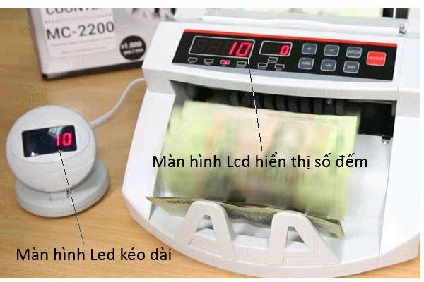 Máy đếm tiền thế hệ mới Silicon MC-2200