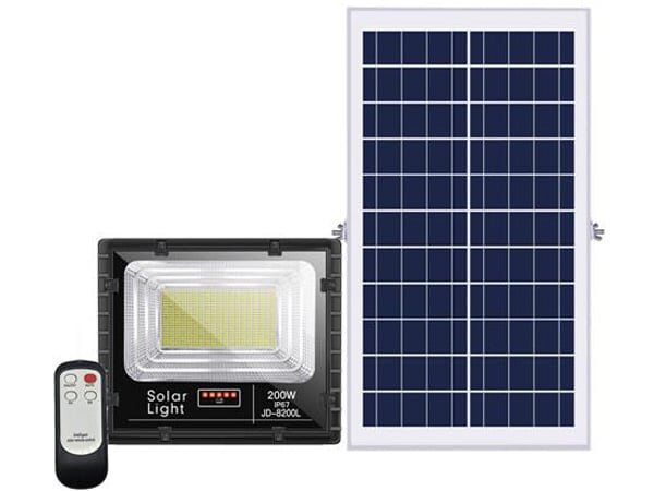 Đèn pha năng lượng mặt trời JinDian JD-8200L