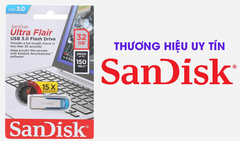 USB 3.0 32GB Sandisk CZ73