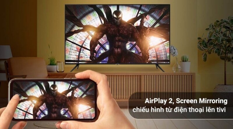 Smart tivi Samsung 55 inch 4K UA55AU7002 hệ điều hành