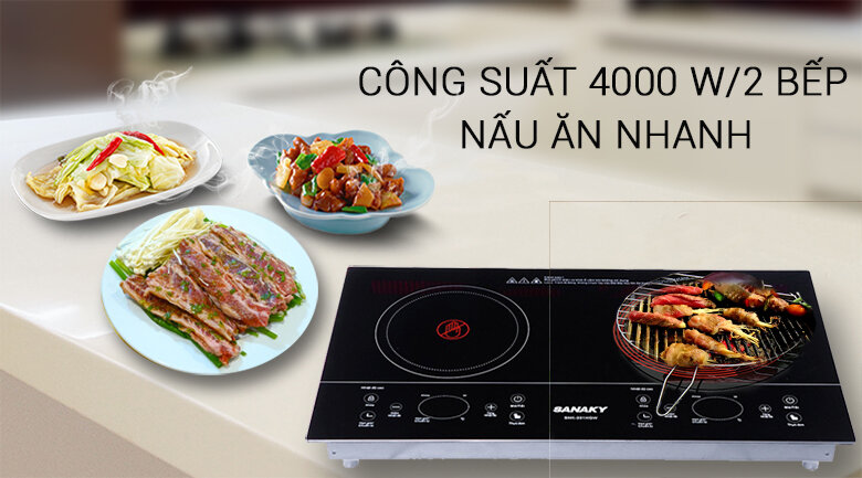 Bếp hồng ngoại đôi Sanaky SNK-201HGW Bếp hồng ngoại đôi Sanaky SNK-201HGW