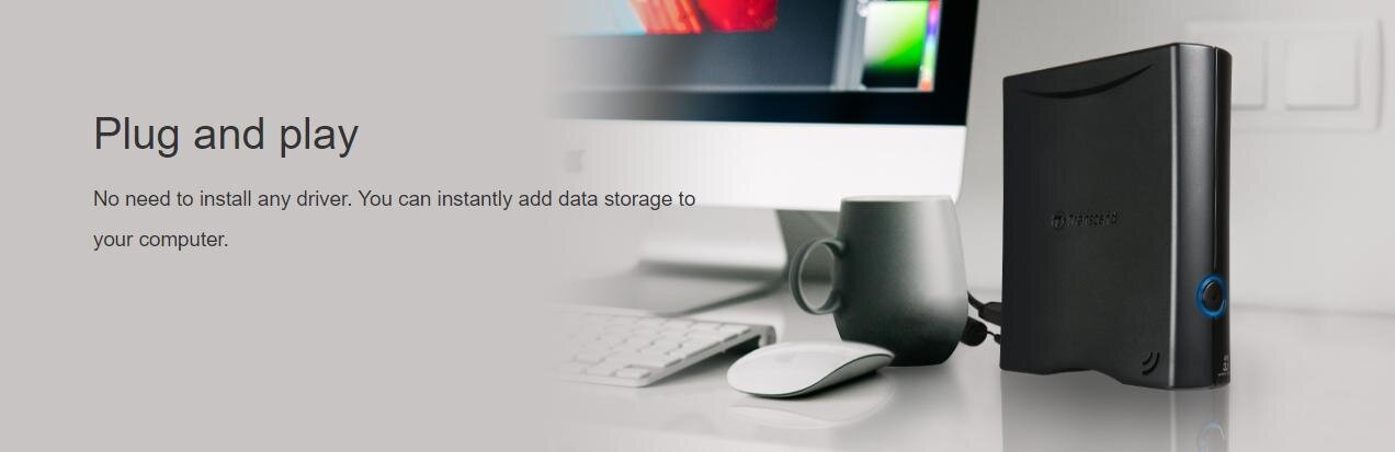 Ổ cứng di động HDD Transcend 8TB 3.5 inch StoreJet 35T3 (TS8TSJ35T3) 6