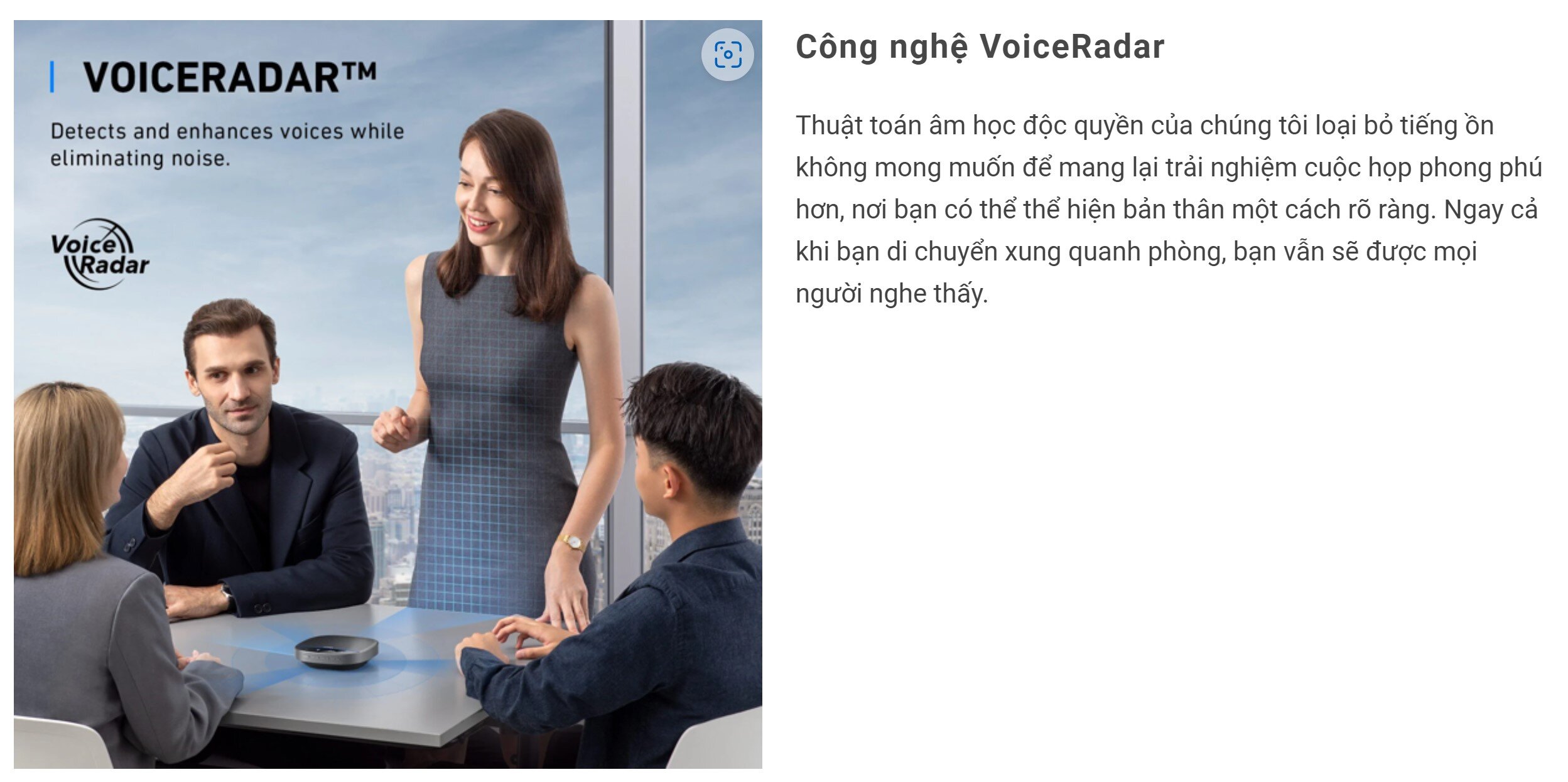 Loa hội nghị không dây Anker PowerConf S500 - A3305 - Màu đen