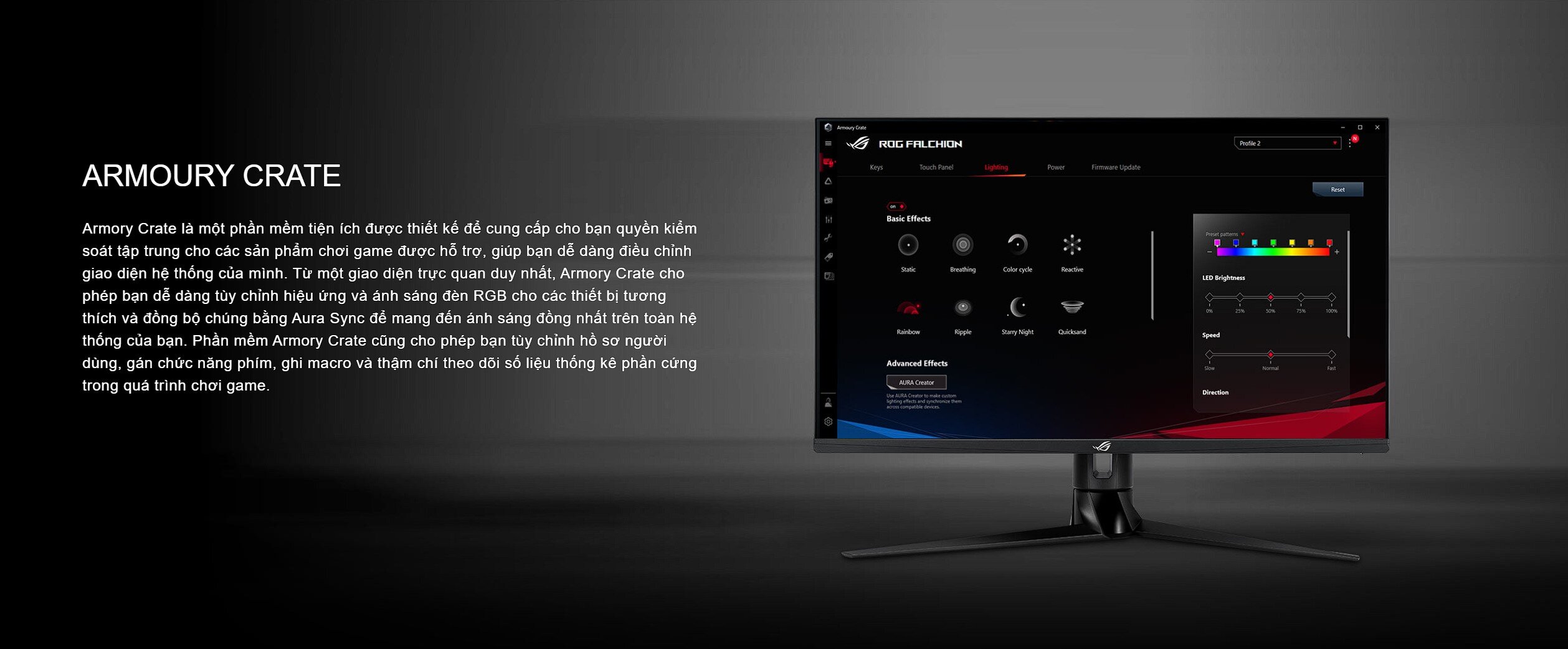 Bàn phím cơ Asus ROG Falchion Blue switch 90MP01Y2-BKUA00