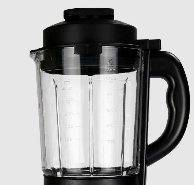 Máy làm sữa hạt Rapido RHB 800D có cối xay 1,75 lít bằng thủy tinh cao cấp chịu nhiệt đến 300 độ C