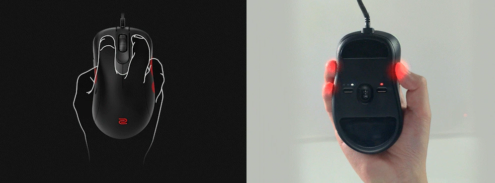 Chuột Zowie BenQ EC3-C (USB/Ergonomic/3200DPI/1000Hz/3360) dễ dàng nhấc chuột theo thói quen sử dụng