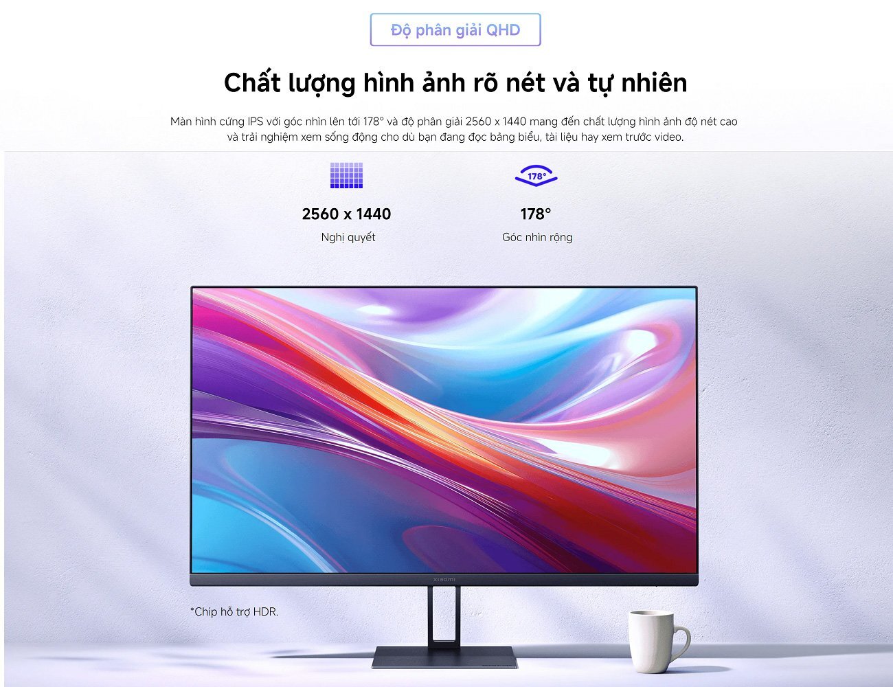 Màn hình Xiaomi 2K A27Qi IPS