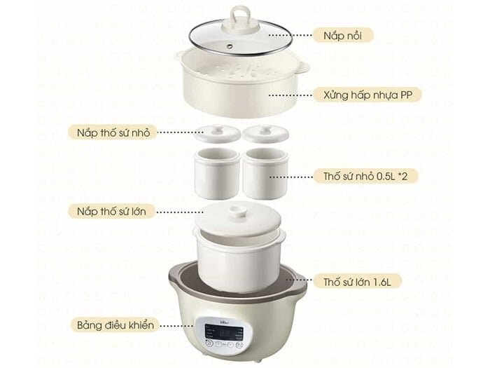 Nồi nấu chậm Bear SUBE002