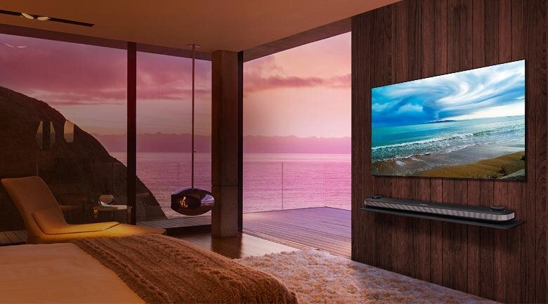 Smart Tivi OLED LG 77W8PTA 77 inch 4K, TV dán tường
