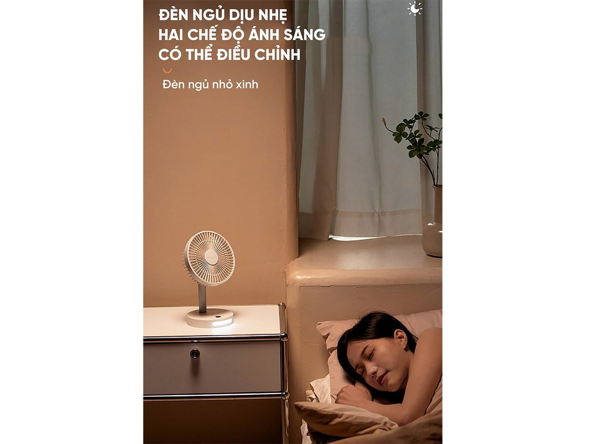 Quạt tích điện để bàn  