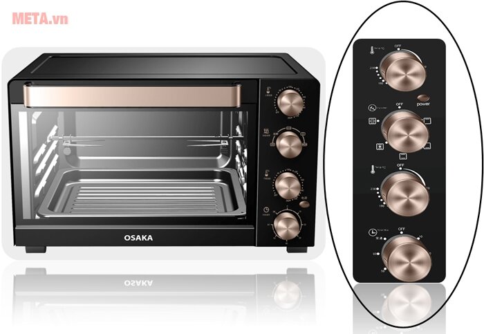 Lò nướng thùng Osaka TO-35LB (35 lít, màu đen)