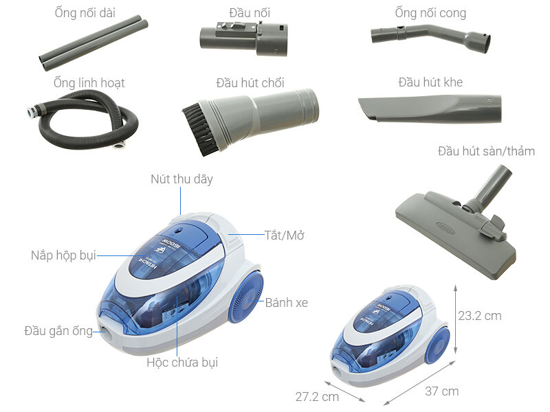 Máy hút bụi Hitachi CV-SH18E