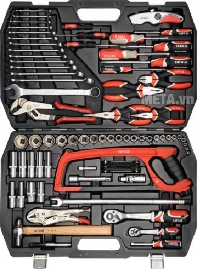 Bộ kìm tuýp cờ lê tay vặn tổng hợp Yato YT-3892 (79 món) Bộ kìm tuýp cờ lê tay vặn tổng hợp Yato YT-3892 (79 món)