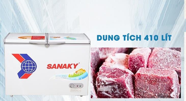 Tủ đông Sanaky 550 lít VH-5699HY, 1 ngăn đông Tủ đông Sanaky 550 lít VH-5699HY, 1 ngăn đông