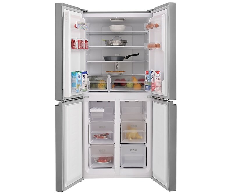 Tủ lạnh Sharp Inverter 401 lít SJ-FXP480V-SL sử dụng hệ thống làm lạnh đa chiều