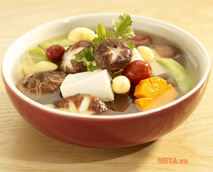 Bộ 5 nồi Ceramic PoongNyun FACPT (10 món - màu cam)