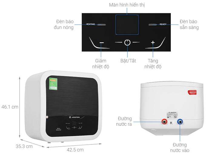 Cấu tạo của bình nước nóng Ariston AN2 30 LUX-D AG+ Cấu tạo của bình nước nóng Ariston AN2 30 LUX-D AG+