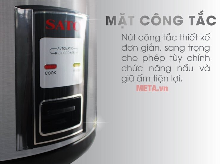 Nút gạt để điều chỉnh nấu hoặc giữ ấm