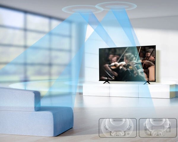 Hisense 55A6500H có nhiều công nghệ âm thanh hiện đại