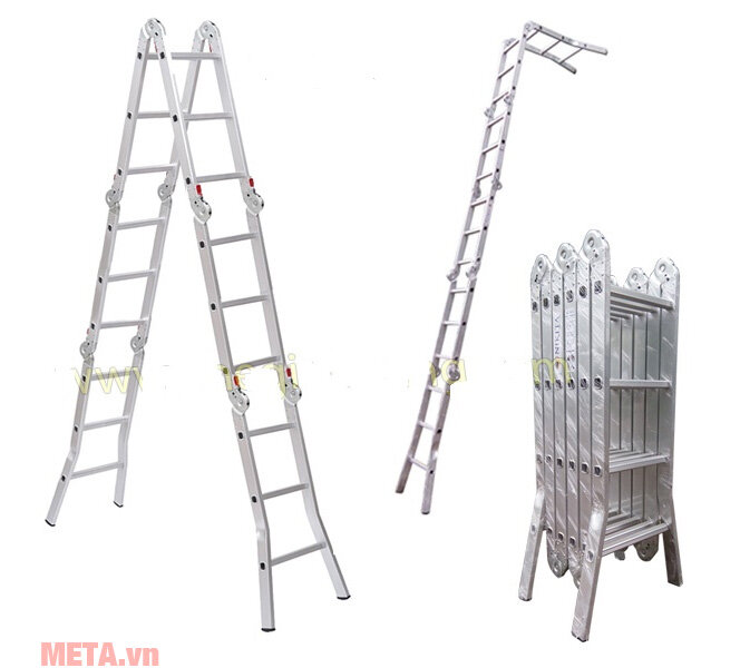 Thang nhôm gấp 6 khúc Nikita NIK36A (Nik609)