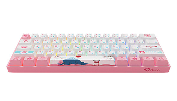 Bàn phím cơ AKKO 3061 World Tour Tokyo R2 RGB Gateron Pink switch