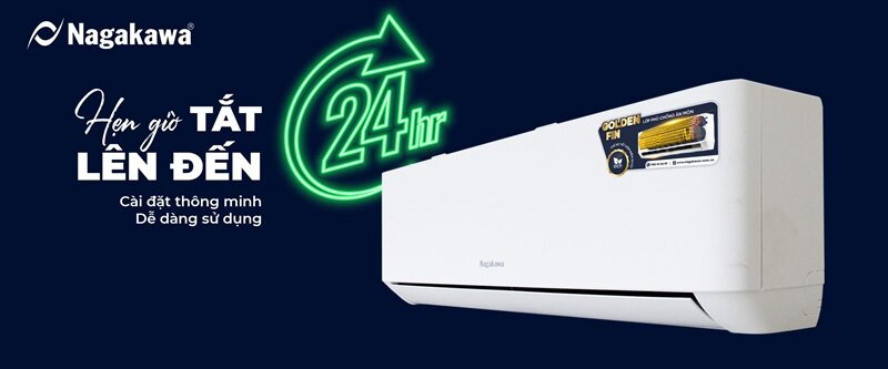 Điều hòa Nagakawa 9000 BTU 1 chiều NS-C09R2T31 gas R-32