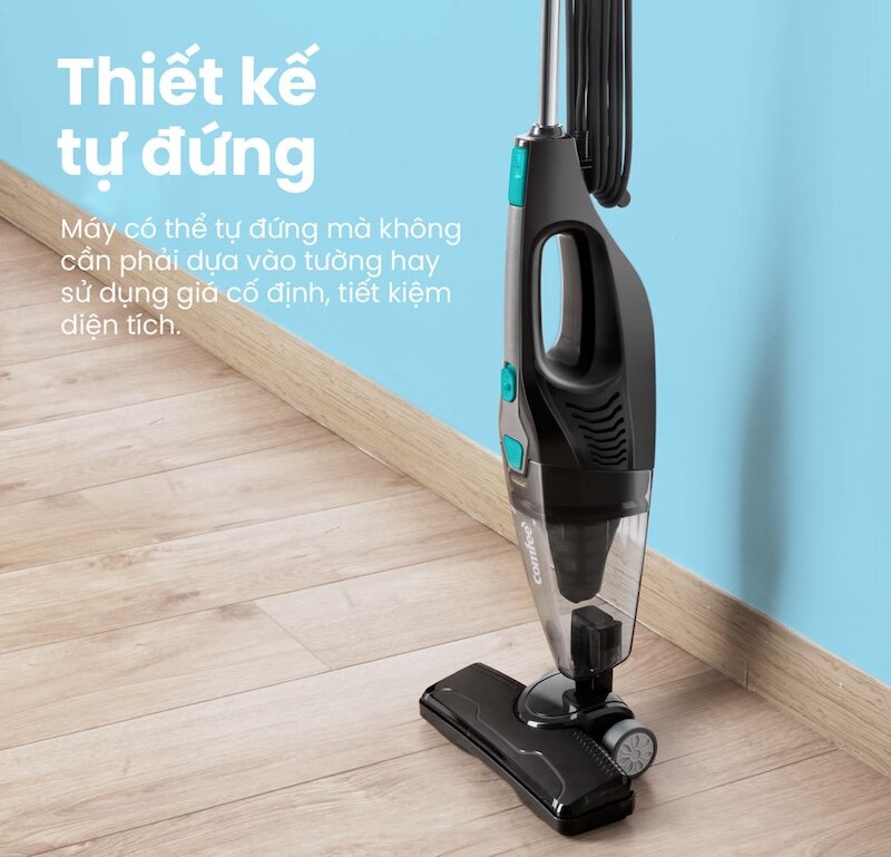 Thiết kế máy hút bụi Comfee CVC-SBLA1(B) (Ảnh: Comfee).