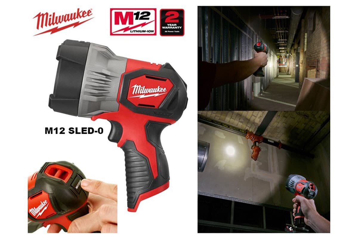 Đèn LED rọi điểm Milwaukee M12 SLED-0
