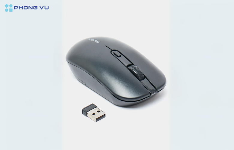 Chuột máy tính không dây Rapoo B30 Silent có thể kết nối tốt trong khoảng cách 10m