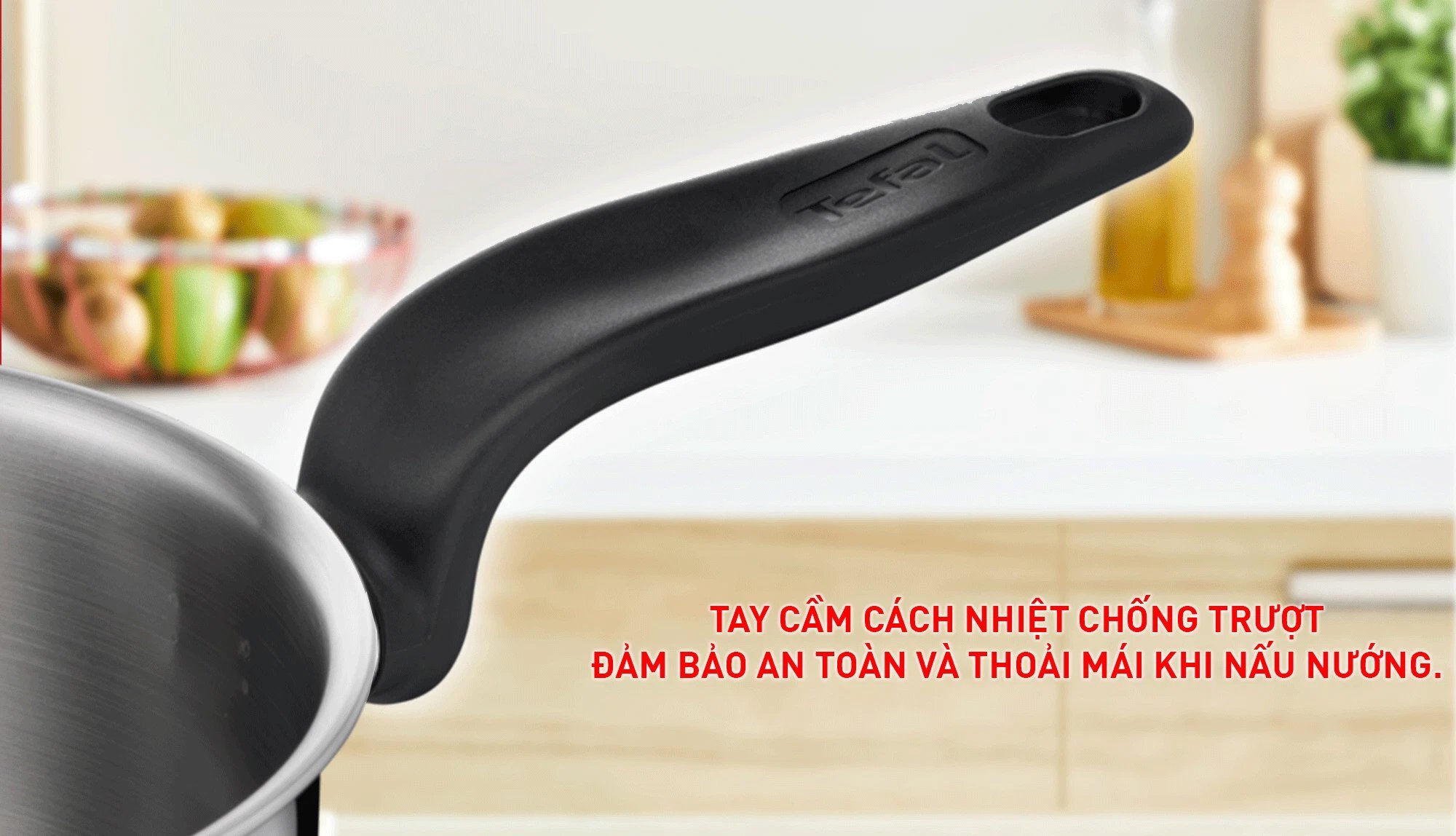 Bộ nồi inox có tay cầm không nóng bộ nồi inox