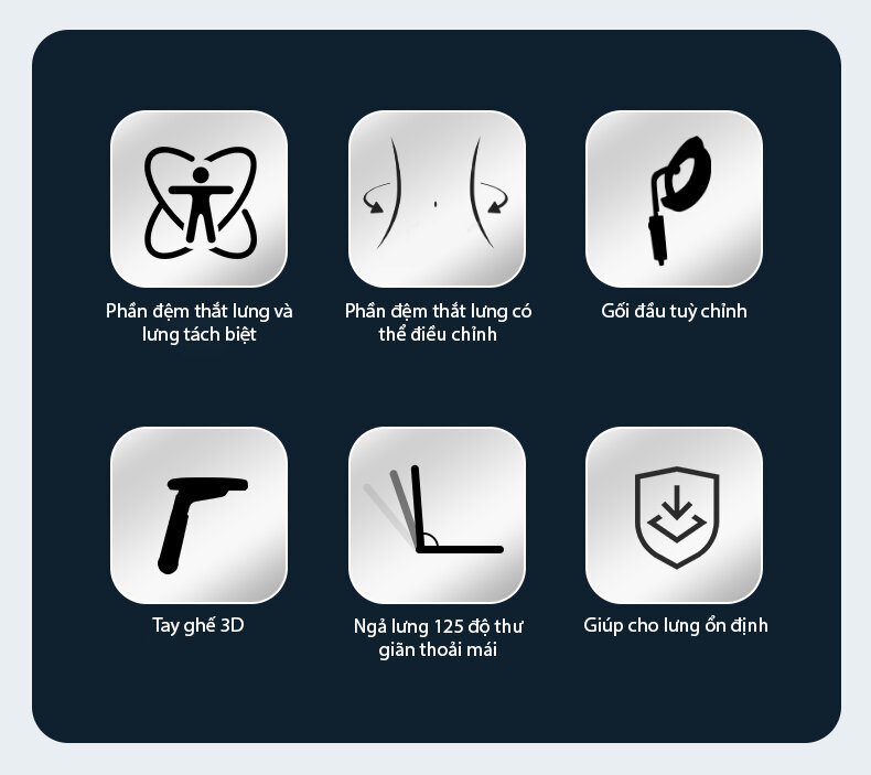 Ghế công thái học Legion YT1218 Grey White 2