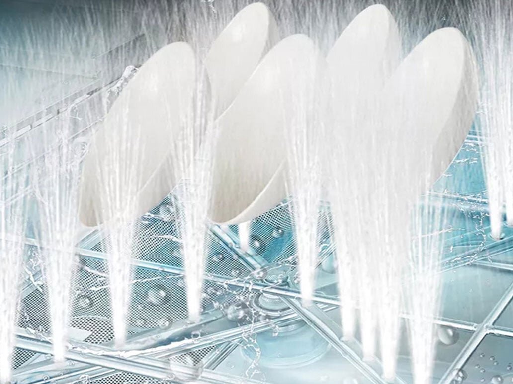 Texgio CDW1190 có hệ thống tay phun inox 2 tầng   Texgio CDW1190