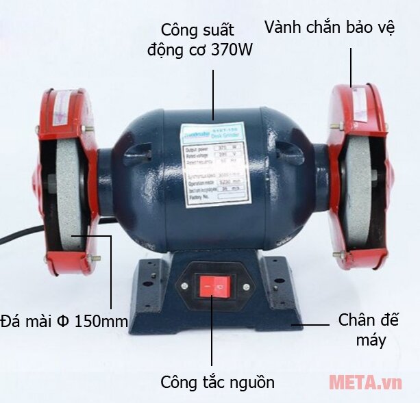 Máy mài hai đá Makute SIST-150 Máy mài hai đá Makute SIST-150