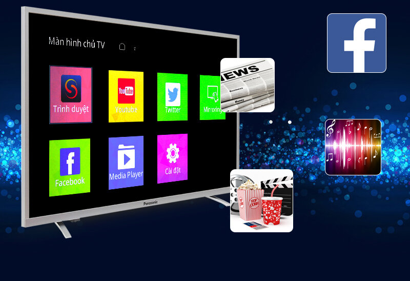 Internet Tivi Panasonic 43 inch TH-43DX400V Internet Tivi Panasonic 43 inch TH-43DX400V