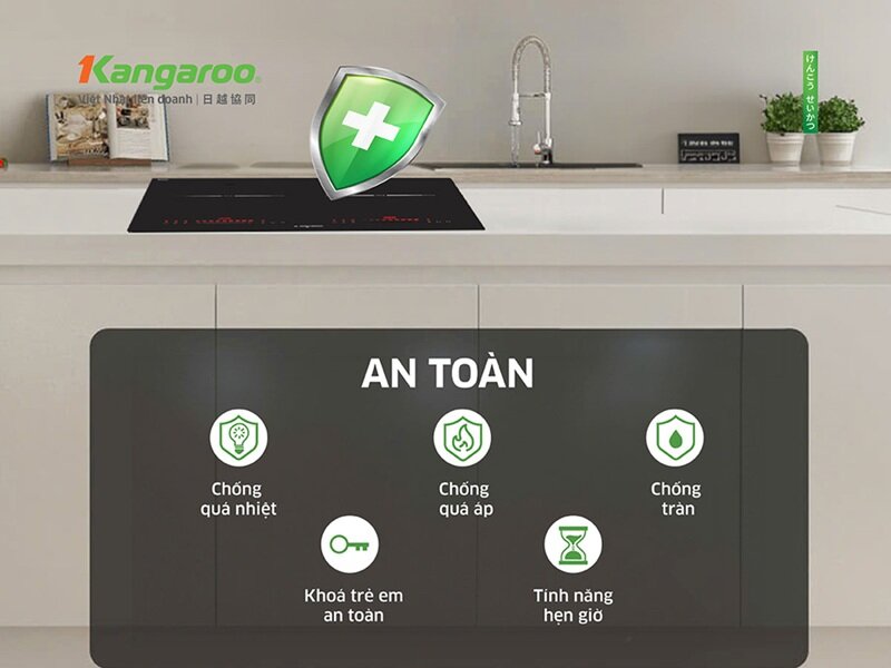 Bếp từ đôi Kangaroo KGIC44D1C