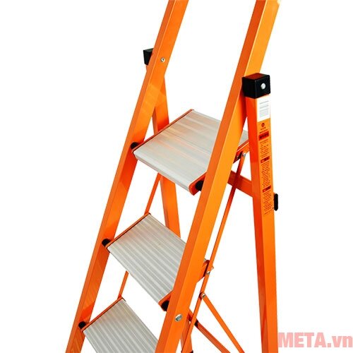 Thang khung sắt bậc nhôm bản to Pro 5 bậc PRS-05