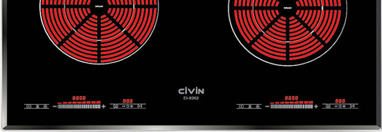 Bếp hồng ngoại âm 2 vùng nấu Civin EI-8262