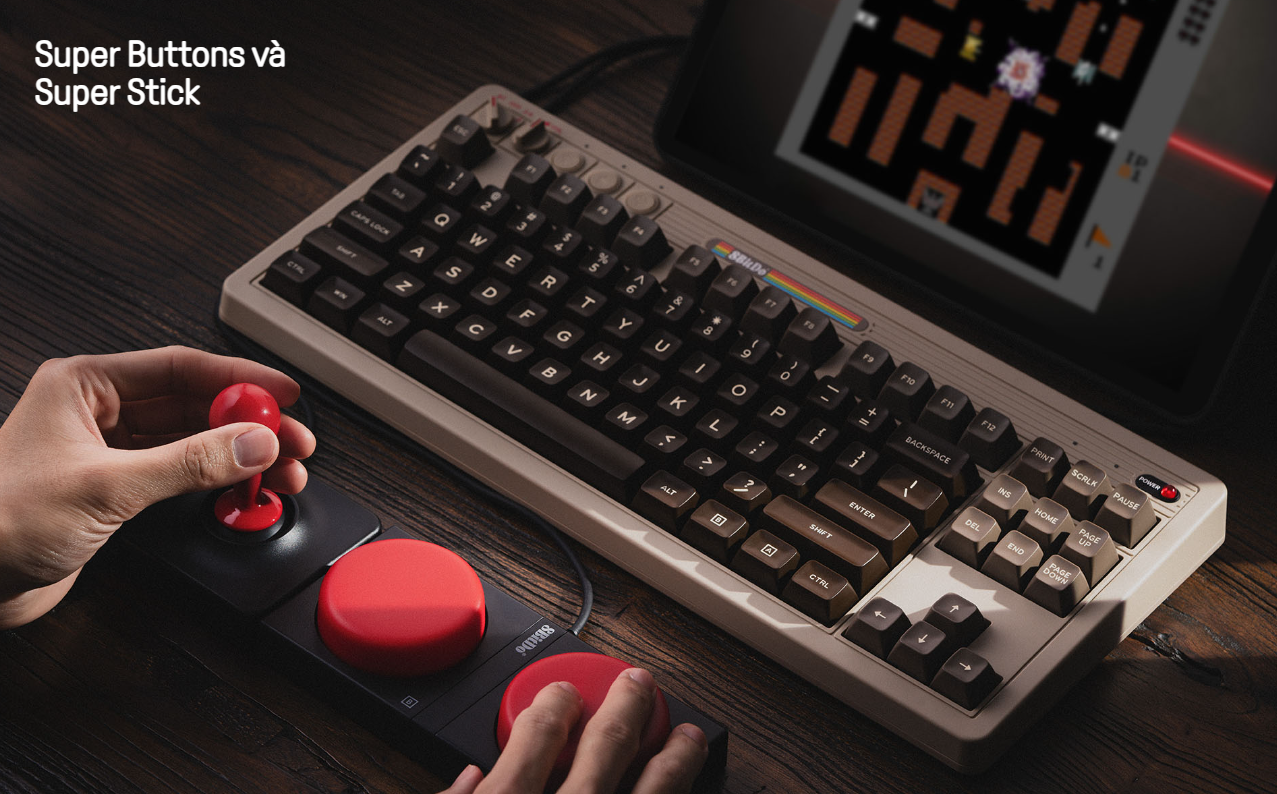 Bàn phím cơ 8BitDo Retro Mechanical Keyboard - C64 Edition 8