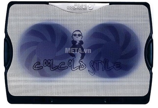 Đế tản nhiệt COOLCOLD™ Elegant Ice 2 Pop - K22 Pop (2 quạt)