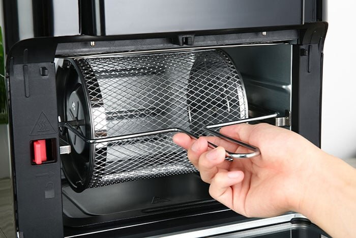 Các phụ kiện của nồi chiên không dầu Bluestone AFB-5888