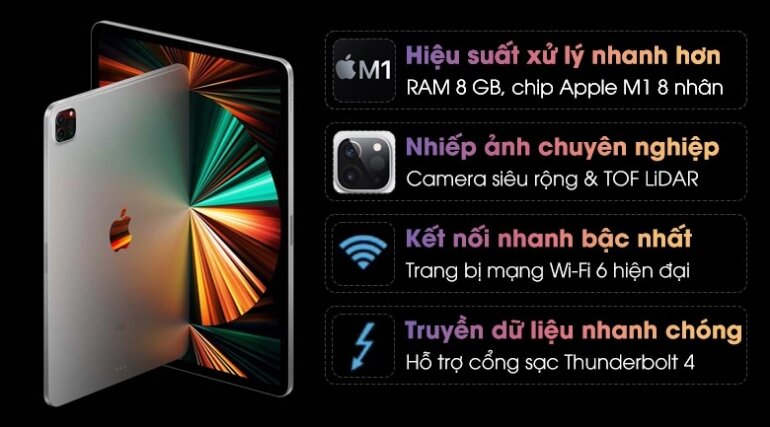 ipad pro m1 11 inch dung lượng pin