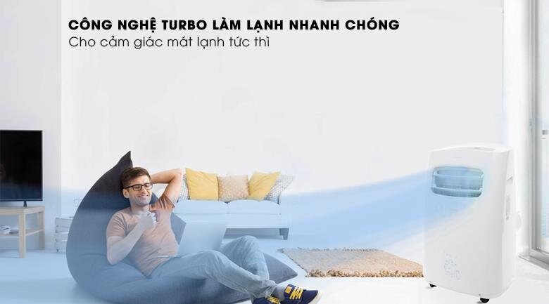 Điều hòa di động 1 chiều Midea MPPF-13CRN1 - 13.000 BTU